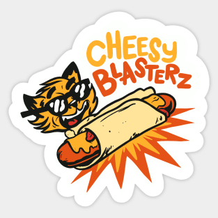 Cheesy Blasterz - 30 Rock Fake Product Sticker